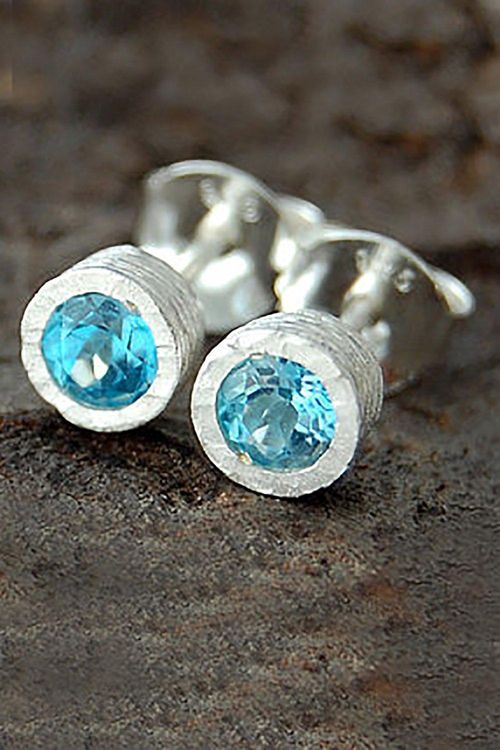 Blue Topaz Sterling Silver...