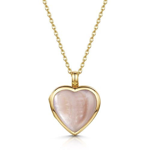 Pink Mother of Pearl Heart...