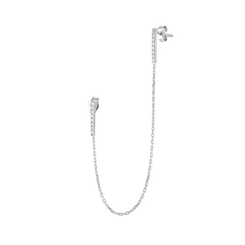 Chained Bar Chain Earring...