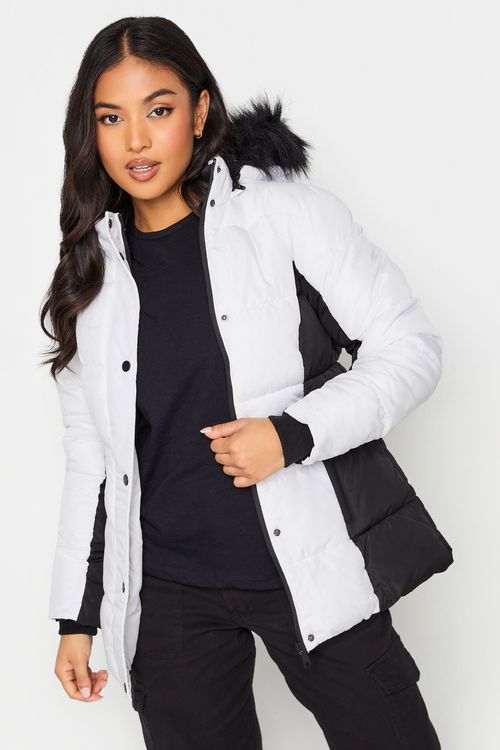 Petite Long Sleeve Puffer...