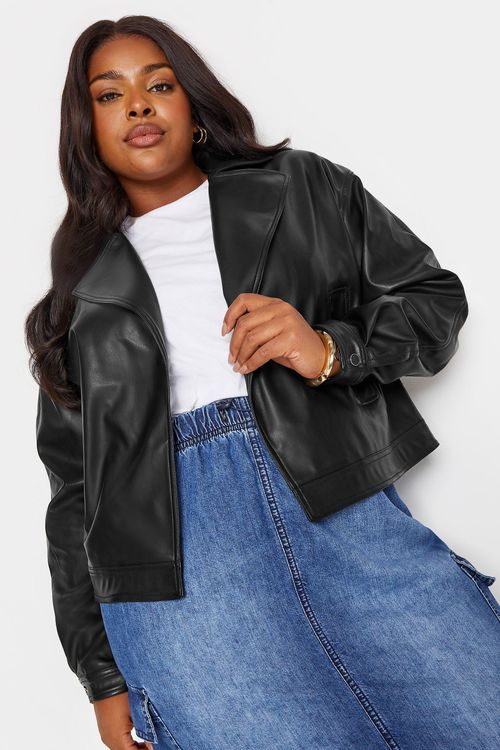 Faux Leather Jacket