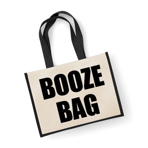 Large Jute Bag Booze Bag...