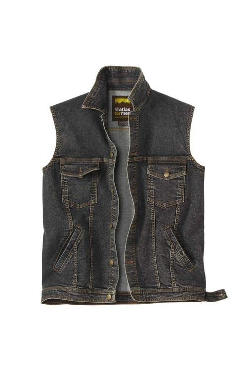 Biker Denim Gilet