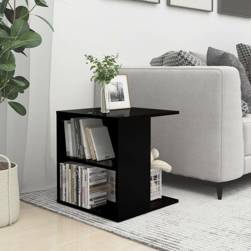 Side Table High Gloss Black...