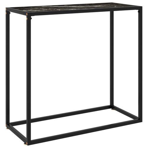 Console Table Black 80x35x75...