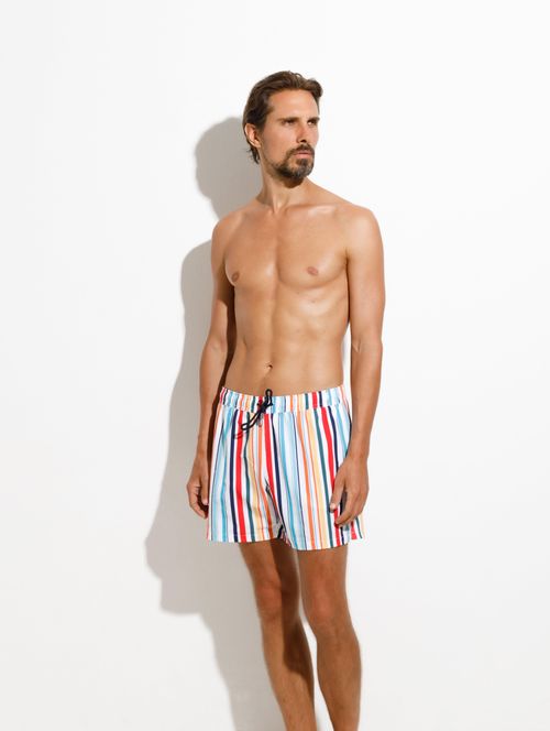 Classic Beach Stripe Swim...