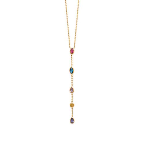 18ct Gold Plated Multi Colour...