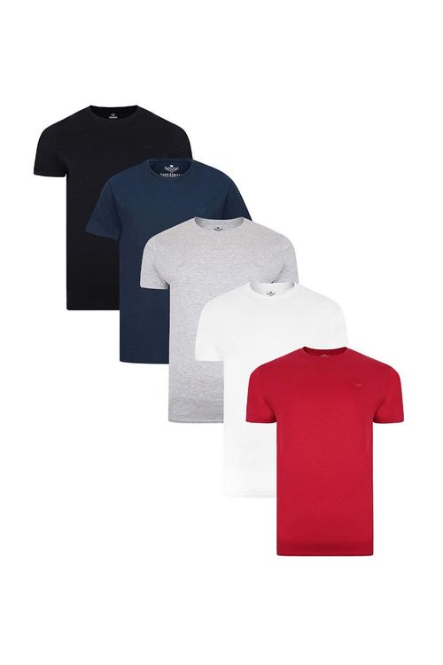 Cotton Rich 5 Pack Assorted T...