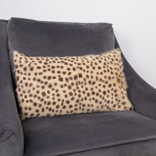 Brown Leopard Goatskin Print...