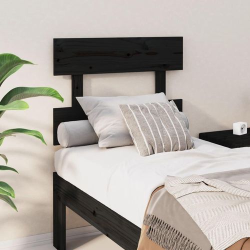 Bed Headboard Black 78.5x3x81...