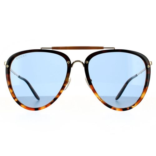 Aviator Havana Blue Sunglasses