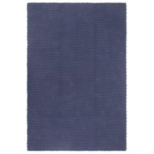 Rug Rectangular Navy Blue...