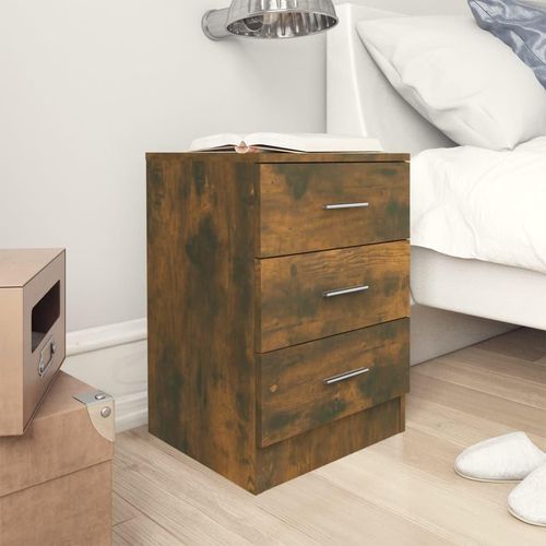 Bedside Cabinet Smoked Oak...