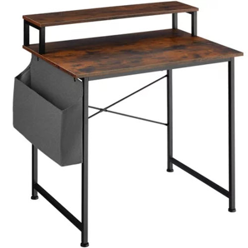 Tectake Desk With Shelf And...