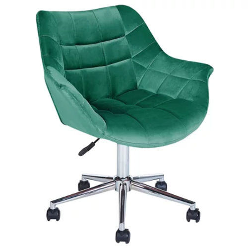 Beliani Velvet Desk Chair...