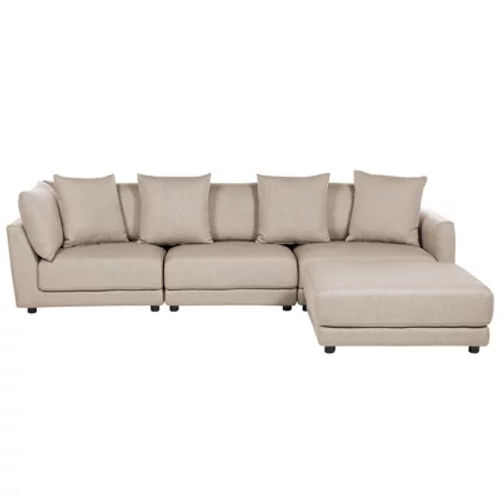 Beliani 3 Seater Fabric Sofa...