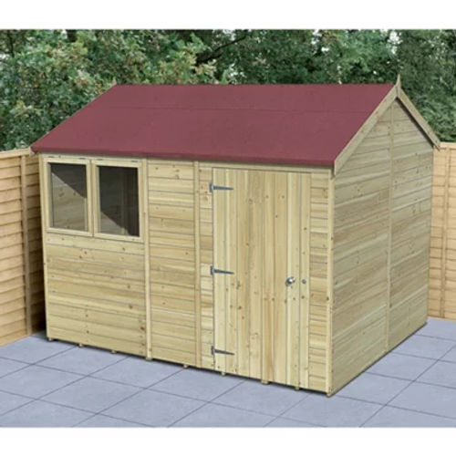 Forest Garden Timberdale 10X8 Ft Apex Wooden Shed With Floor (Base ...