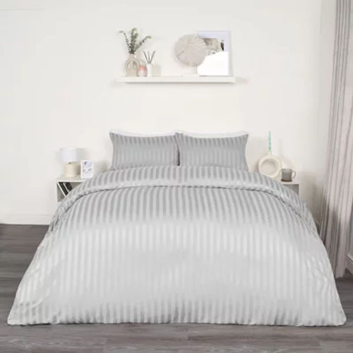 OHS Satin Stripe Duvet Cover...