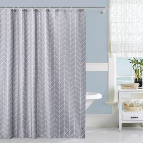 Neel Blue Shower Curtain...