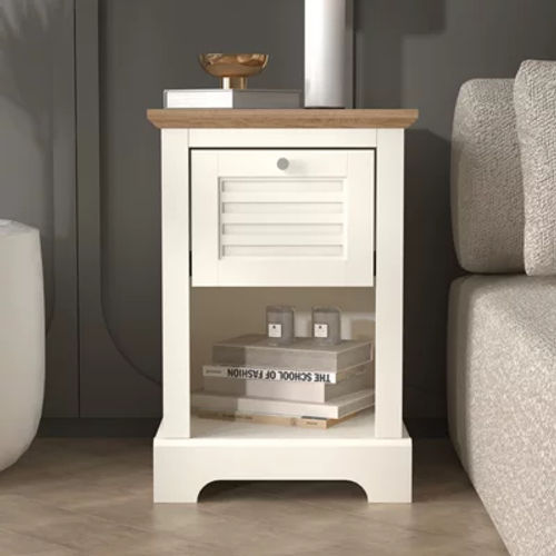 Gfw Salcombe 1 Drawer Bedside...