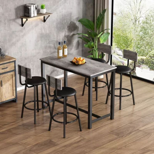 Abrihome Industrial Bar Table...