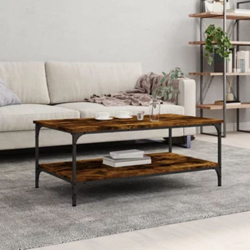 Berkfield Coffee Table Smoked...