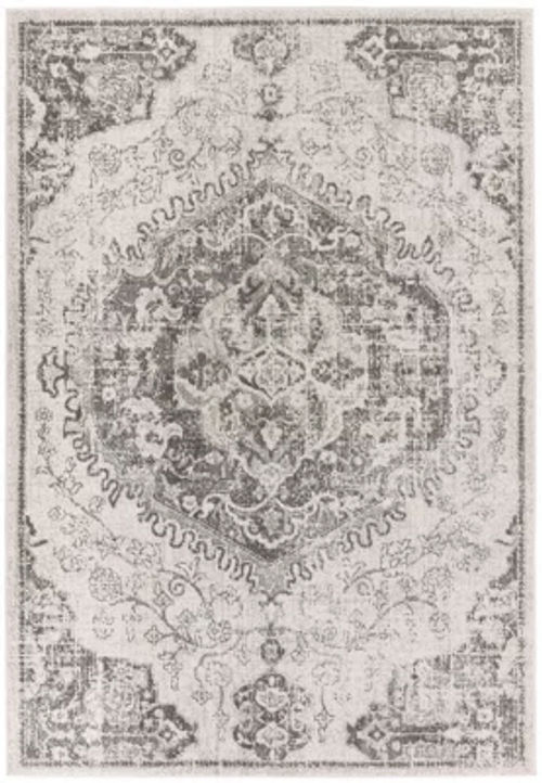 Traditional Ivory Rug, Floral...