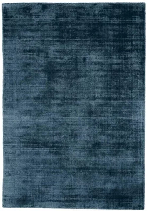 Modern Rug, Teal Plain...