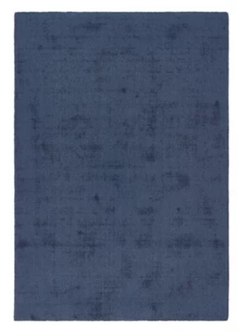 Navy Modern Plain Rug,...