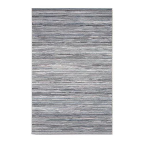 Blue Striped Outdoor Rug,...