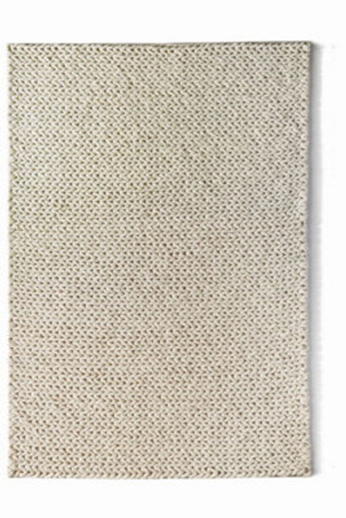 Beddingmill Ivory Wool Rug,...