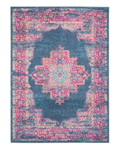 Blue Rug, Floral Persian Rug,...