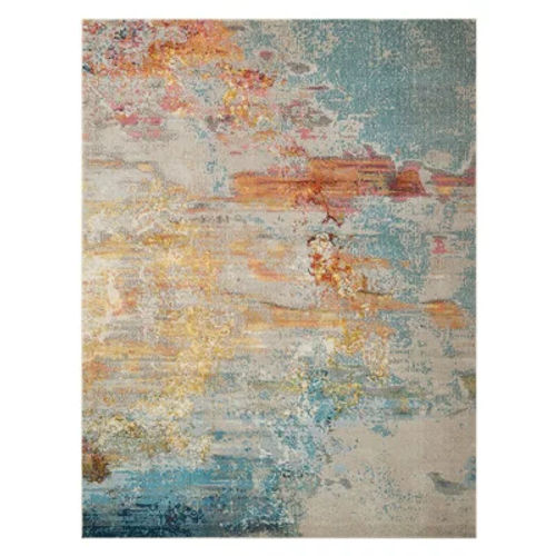 Modern Abstract Rug, 6mm...