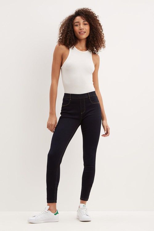 Topshop Petite jeggings in indigo