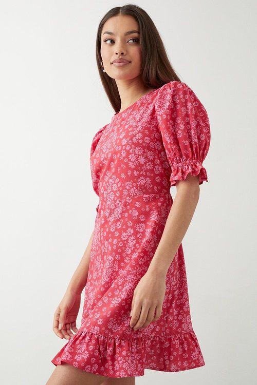 Womens Petite Pink Floral...