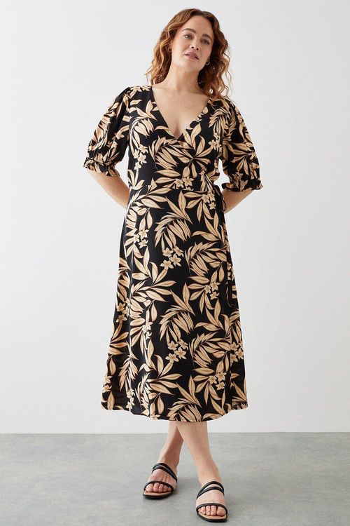 Womens Curve Black Tropical...