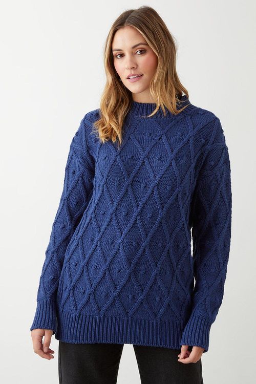 Womens Bobble Jumper