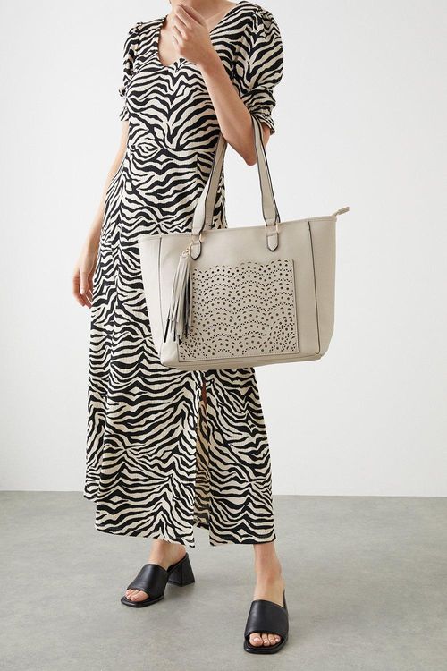 Womens Theadora Lasercut Tote...