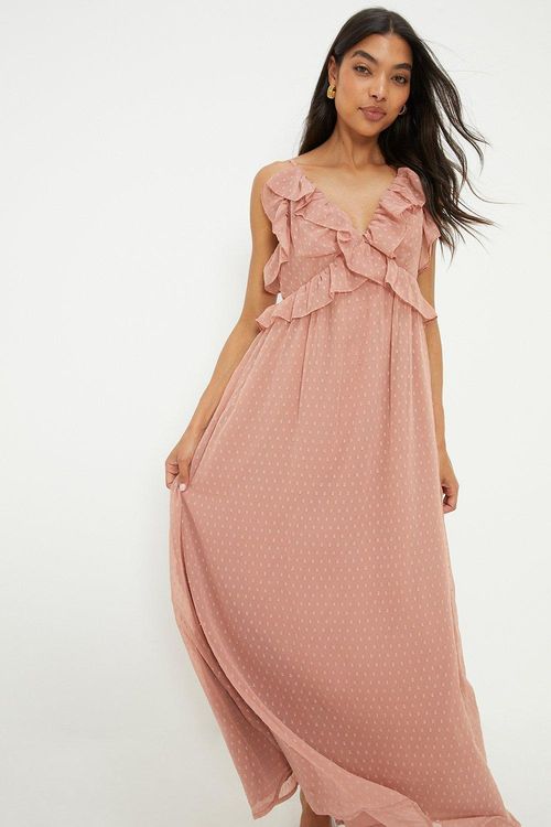 Womens Dobby Chiffon Maxi...