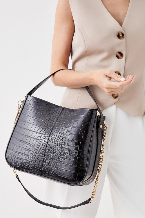 Womens Teya Croc Tote Bag...