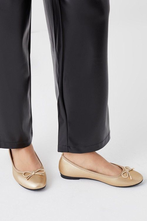 Womens Pia Bow Ballet Flats