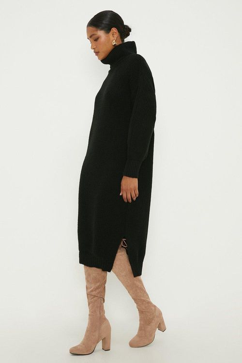 Womens Chunky Roll Neck...