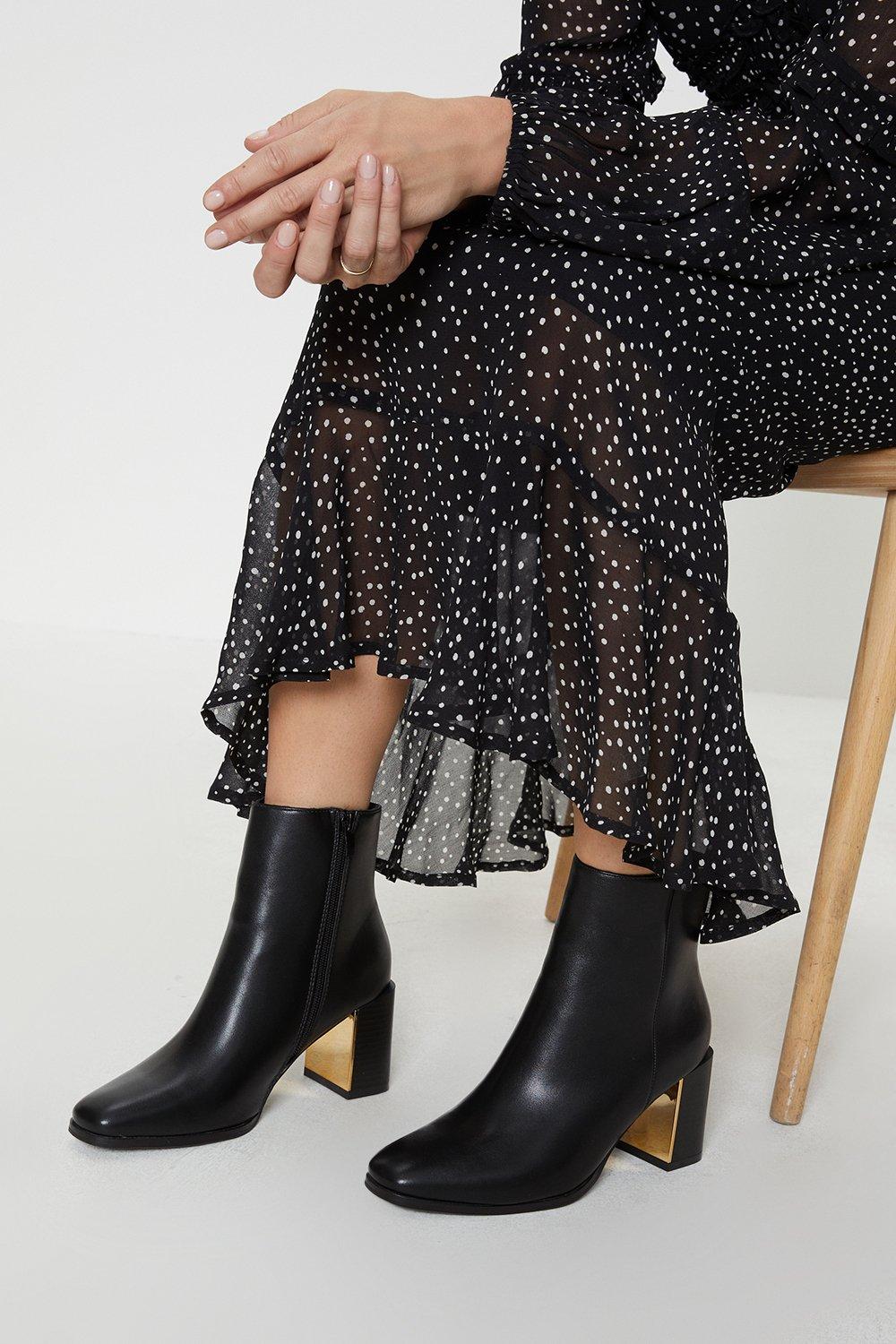 Faith block top heel boots