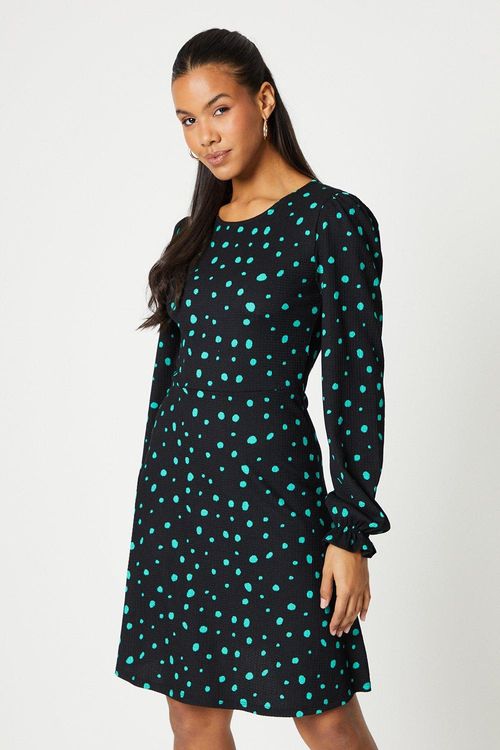 Womens Tall Spot Mini Dress