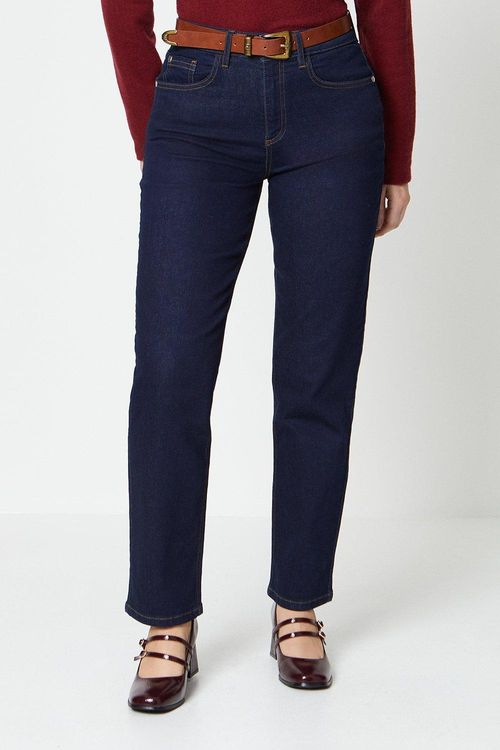 Womens High Rise Slim Jeans