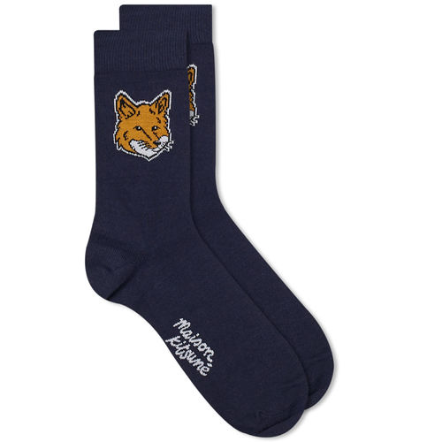 Maison Kitsune Fox Head Socks...