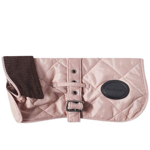 Barbour Quilted Dog Coat Pink