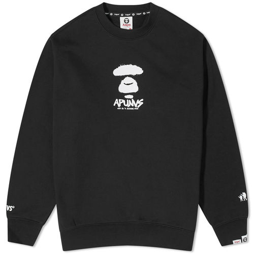 AAPE Graffiti Face Crew Sweat...