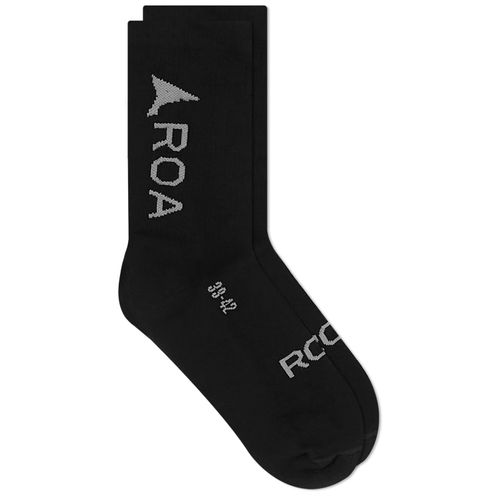 ROA Men's Logo Socks Black