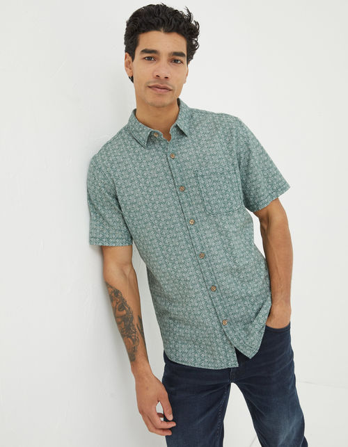 Mens Geo Print Shirt